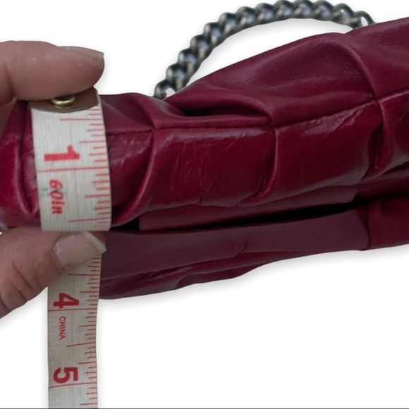 HOBO INTERNATIONAL | Leather Bow Clutch With Chain - Picture 9 of 9